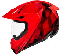 Icon Variant Pro Ascension, casco de enduro XS male Rojo/Negro
