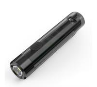 Icône solaire Lampe de poche LED portable Mini lampe de poche avec porte-clés design sifflet d'urgence étanche antichoc pour les activités de plein air Camping randonnée