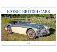 Iconic British Cars (Wall Calendar 2026 DIN A4 landscape), CALVENDO 12 Month Wall Calendar: A photo collection of classic British cars.