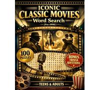 Iconic Classic Movies Word Search: Movies from Before 1990 (Pop Culture Word Searches)