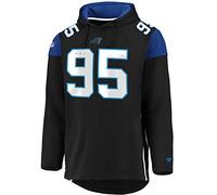 Iconic Franchise NFL Carolina Panthers - Sudadera larga con capucha, talla M