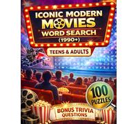 Iconic Modern Movies Word Search: Movies from the 1990s Onward (Pop Culture Word Searches)