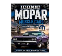 Iconic Mopar Muscle Cars: Coloring Book