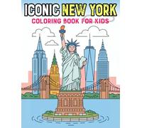 Iconic New York Coloring Book for Kids