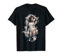 Iconic Photo Moments Camiseta Beyoncé Plata 2009 S Manga de Doble Puntada y Bastilla Baja Negro Talla S Mujer Unisex-Jóvenes Fans de Beyoncé, Mujeres, Amantes de la Música