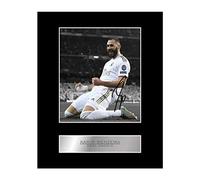 Iconic pics Foto firmada de Karim Benzema del Real Madrid FC #05