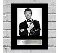 Iconic pics Foto firmada de Sir Roger Moore de James Bond 007#2
