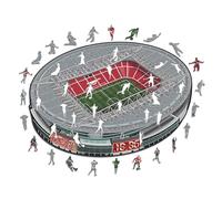 Iconic Puzzles- Puuzle Rompecabezas de Madera, Color Emirates Stadium, Talla S (2024AEMISTS)