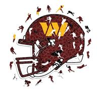 Iconic Puzzles - Casco Washington Commanders, Rompecabezas de Madera con Licencia Oficial de la NFL, 100% sostenible, Regalo para Adultos y niños, Talla S, 150 Piezas