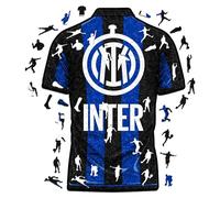 Iconic Puzzles - Inter Camiseta, Rompecabezas de Madera con Licencia Oficial, 100% sostenible, Regalo para Adultos y niños, Talla M, 270 Piezas