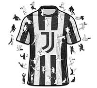 Iconic Puzzles - Juventus Camiseta, Rompecabezas de Madera con Licencia Oficial, 100% sostenible, Regalo para Adultos y niños, Talla S, 150 Piezas
