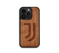 Iconic Puzzles- Juventus FC, Case ufficiale para iPhone 13 Pro Cubierta de Madera, Color marrón, Taglia Unica (24JUVPC13P)