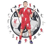 Iconic Puzzles - Liverpool, Florian Wirtz, Rompecabezas de Madera con Licencia Oficial, 100% Sostenible, Regalo para Adultos y Niños, Talla M, 270 Piezas