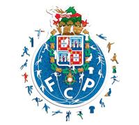 Iconic Puzzles- Wooden FC Porto Puzzle de Madera, Multicolor, M, 270 Pcs (sostenible)