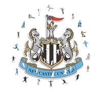 Iconic Puzzles, Newcastle United FC Logo, Officially Licensed Wooden Puzzle, 100% Sustainable, Gift for Adults and Children, Size M, 270 Pcs