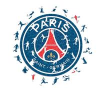 Iconic Puzzles - PSG, Logo, Rompecabezas de Madera con Licencia Oficial, 100% sostenible, Regalo para Adultos y niños, Talla S, 150 Piezas