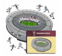 Iconic Puzzles -Puzle de Madera 100% sostenible con Licencia Oficial, L, 500 Unidades, Estadio West Ham