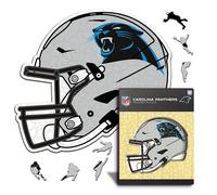 Iconic Puzzles- Rompecabezas de Madera, Color Carolina Panthers, Talla S (CarolinaPanthersHelmet S)
