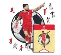 Iconic Puzzles Rompecabezas de Madera, Color Dominik szoboszlai, Talla S (Liverpool DominikSzoboszlai-S)