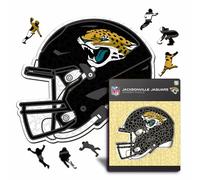 Iconic Puzzles- Rompecabezas de Madera, Color Jacksonville Jaguars, S, 150 Pcs (JacksonvilleJaguarsHelmet S)
