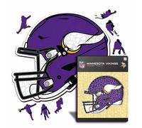 Iconic Puzzles- Rompecabezas de Madera, Color Minnesota Vikings, L, 500 Pcs (MinnesotaVikingsHelmet L)