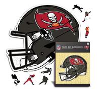 Iconic Puzzles- Rompecabezas de Madera, Color Tampa Bay Buccaneers, M, 270 Pcs (TampaBayBuccaneersHelmet M)