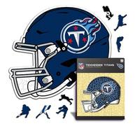 Iconic Puzzles- Rompecabezas de Madera, Color Tennessee Titans, Talla S (TennesseeTitansHelmet S)