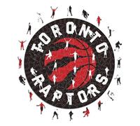 Iconic Puzzles NBA Puzzle de Madera, Multicolor, Toronto Raptors (TorontoRaptors-L)