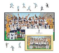Iconic Puzzles - Tottenham Hotspur FC, European Champions 24/25, Rompecabezas de Madera con Licencia Oficial, 100% Sostenible, Regalo para Adultos y Niños, Talla L, 500 Piezas