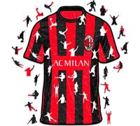 ICONIC PUZZLES - Varios AC Milan Jersey Puzle Madera (150 Piezas), Unisex, red