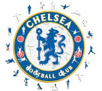 ICONIC PUZZLES - Varios Chelsea Escudo Puzzle Mader (150 Piezas), Unisex, blue