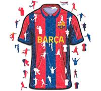 Iconic Puzzles- Wooden Barcelona Puzzle de Madera, Color camiseta, S, 150 Pcs (23BASS)