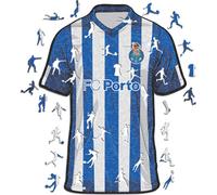 ICONIC PUZZLES - Varios Fc Porto Jersey Puzzle Madera (150 Piezas), Unisex, blue