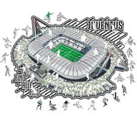 ICONIC PUZZLES - Varios Juventus Fc Allianz Stadium Puzzle Madera Talla L (500 Piezas), Unisex, black