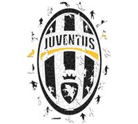 ICONIC PUZZLES - Varios Juventus Fc Retro Puzzle Madera (150 Piezas), Unisex, black