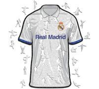 Iconic Puzzles- Wooden Real Madrid Shirt Puzzle de Madera 100% sostenible, Color camiseta, S, 150 Pcs (23RMSS)