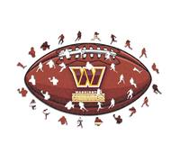 Iconic Puzzles - Washington Commanders, Logo, Rompecabezas de Madera con Licencia Oficial de la NFL, 100% sostenible, Regalo para Adultos y niños, Talla M, 270 Piezas