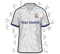 Iconic Puzzles- Wooden Real Madrid Shirt Puzzle de Madera 100% sostenible, Color camiseta, S, 150 Pcs (23RMSS)