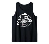 Icónica Aventura turística por la Ciudad de Alice Springs en Australia Camiseta sin Mangas