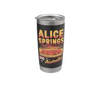 Icónica aventura turística por la ciudad de Alice Springs en Australia Vaso térmico de acero inoxidable de doble pared
