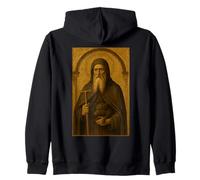 Icono católico Cristiano de San Antonio Abad Sudadera con Capucha