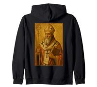Icono católico Cristiano de San Cirilo de Alejandría Sudadera con Capucha