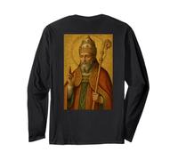 Icono católico Cristiano de San Gregorio Magno Manga Larga
