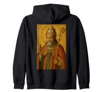 Icono católico Cristiano de San Gregorio Magno Sudadera con Capucha