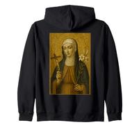 Icono católico Cristiano de Santa Catalina de Siena Sudadera con Capucha