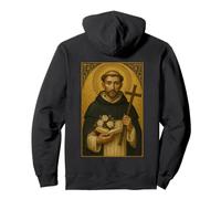 Icono católico Cristiano de Santo Domingo Sudadera con Capucha