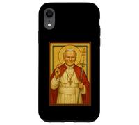 Icono católico Cristiano del Papa Juan Pablo II Carcasa para iPhone XR