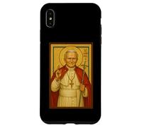 Icono católico Cristiano del Papa Juan Pablo II Carcasa para iPhone XS MAX