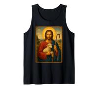 Icono Católico de Jesús el Buen Pastor Camiseta sin Mangas
