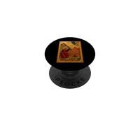 Icono católico de Moisés y la zarza ardiente PopSockets PopGrip Adhesivo